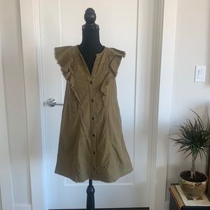 Anthro Pilcro 100% cotton dress with pockets XXS